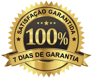 Selo de 100% satisfação e 7 dias de garantia para o CURSO DE MANICURE E PEDICURE PROFISSIONAL. Segurança total para sua inscrição e aprendizado. Inscreva-se!